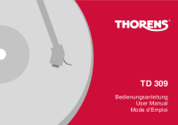 Thorens TD-309-Owners-Manual